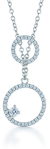 Orphelia Damen-Collier 925 Silber rhodiniert Zirkonia weiß Rundschliff 45 cm - ZK-7261