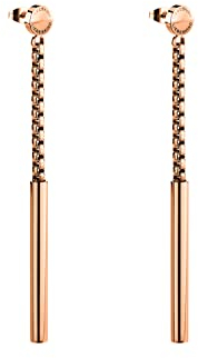 Liebeskind Berlin Hängeohrringe LJ-0150-E-61 Edelstahl IP roségold