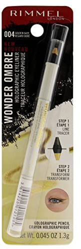 Rimmel London Wonder Ombre Holographic Eyeliner - 004 Golden Gaze For Women 0.045 oz Eyeliner
