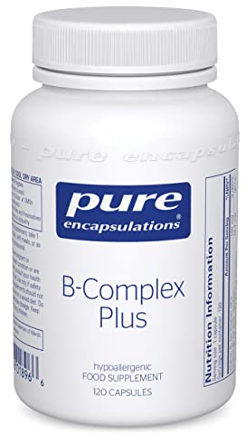 Pure Encapsulations - Vitamin B-Complex Plus - Balanced B Vitamin Formula with Active Folate - 120 Capsules