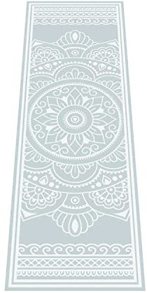 Love Generation Sport & Freizeit-Fitness-Yoga-Yogamatten Aufdruck-6mm Matten, blau, Standard