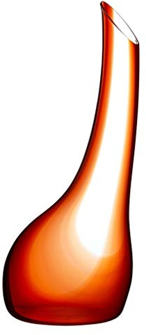 RIEDEL Cornetto Confetti Dekanter - Rot, Einzelpackung, klares+rotes Kristallglas, handgefertigt