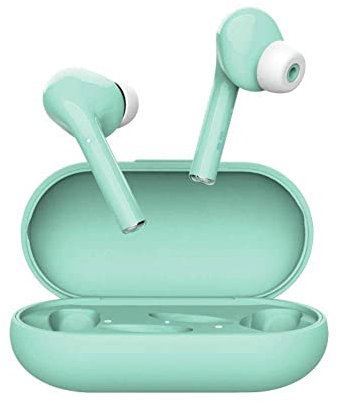 Trust Mobile Nika Touch Auriculares Inalámbricos Bluetooth (16 Horas de Reproducción, Micrófono Incorporado, True Wireless, TWS) Turquesa