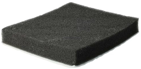 vhbw Mikro-Hygienefilter kompatibel mit Samsung SC4332, SC4335, SC4336, SC4337, SC4340 Staubsauger - Luftfilter, Schwarz, Weiß, Rechteckig