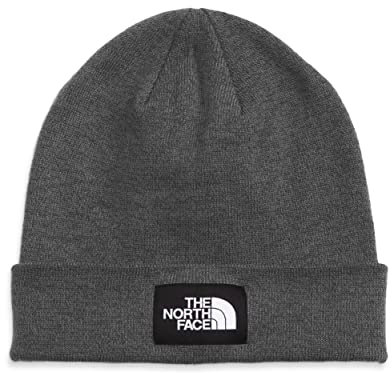 THE NORTH FACE Dock Worker Recycled Beanie, TNF Dark Grey Heather, OS