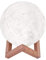 TOPCHANCES Mondlampe 3D Gedruckt Mondlicht Nachtlicht LED Lunar Fernbedienung Tischlampe Dimmbar Helligkeit Warm und Kaltweiß Lunar Schreibtischlampe für Kinder Geschenk Freundin Geschenk (20,1 cm)