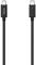Hama Thunderbolt-3 USB-C-Kabel, 40 Gbit/s, 5 A, 100 W, Ultra-HD 5K, 0,50 m
