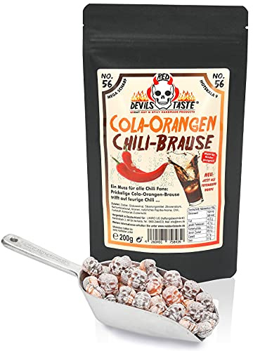 Cola Orangen Chili-Brause Bonbons - megascharf und brausig