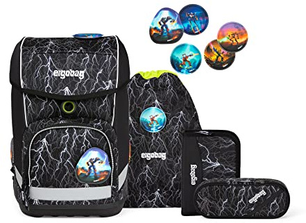 Ergobag Cubo Schulranzen-Set 5tlg Super ReflektBär 003