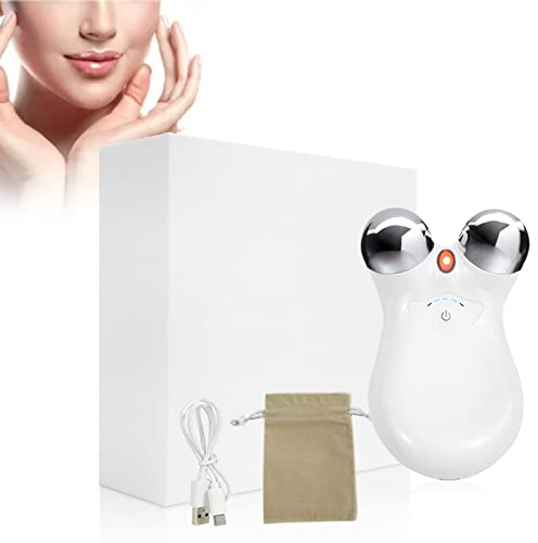 3D Gesicht Massage, Gesichtslifting Massager mit Mikrostrom, Gesichts Schönheit Gerät für Gesichtsmassage, Hautstraffung, Doppelkinn Entfernen, 3 Gang