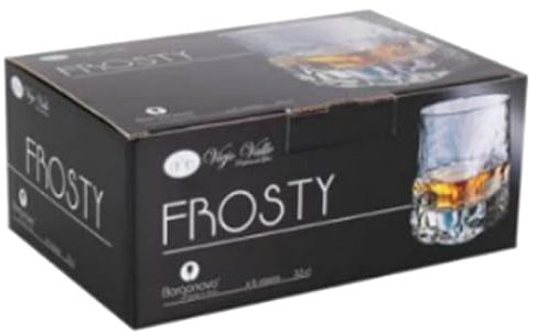 Tradineur - Pack de 2 Cajas de 6 Vasos Modelo Frosty - 47 cl - Fabricado en Vidrio Resistente - Apto para lavavajillas - 12 Uds Totales