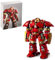 Auforua Technik Hulkbuster Modellbausatz mit LED Beleuchtung, 4123-tlg groß MOC Klemmbausteine Hulkbuster Set, Hulkbuster Bausteine Bausatz
