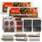 SOL 2pk Cycle Puncture Repair 10pcs per Kit, Self-Adhesive Patches and Glue, Bike Tyre Accessories for Bicycle Puncher Inner Tube, Rubber Scabs for Road Cyclists, Lightweight for Easy Repairs