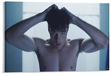 DUCCE Foto Auf Leinwand 50x70cm Jacob Elordi Poster Sexy Male Star (1) Wohnzimmer Wanddekoration Zuhause Kein Rahmen