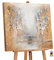 YS-Art Luxus Abstrakt Acryl Gemälde auf Leinwand Klassik handgemalt Wandbilder Wohnzimmer modern Wohndekor Design Gold grau Bild echtes Kunstwerk 100x100 cm