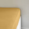 TODAY Essential - Drap Housse 90X190 cm 1 Personne Jersey 100% Coton Uni, Ocre