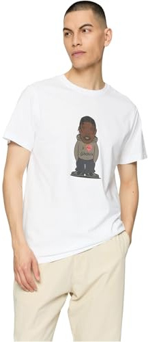 Mister Tee Herren T-Shirt Texas Sketch Tee White S
