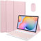 EHLCYS Funda con Teclado para Xiaomi Redmi Pad SE 11 Pulgadas 2023 Tableta, Teclado Bluetooth Inalámbrico Desmontable Magnético, Contraportada De TPU Ultrafina Y Liviana con Ratón,Rosado