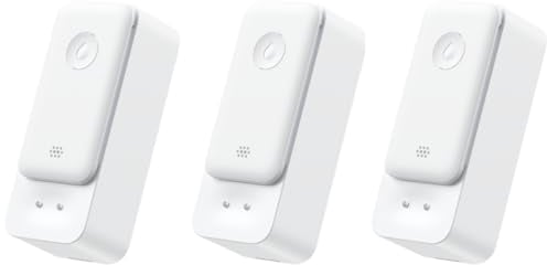 Sensore d'Acqua WiFi SwitchBot di 3, Rilevatore di Perdite d'Acqua Intelligente, 100dB Avvisi Regolabili e di App, IP67 Impermeabile, Rivelatore Wireless, nessun Hub richiesto (supporto 2.4G)