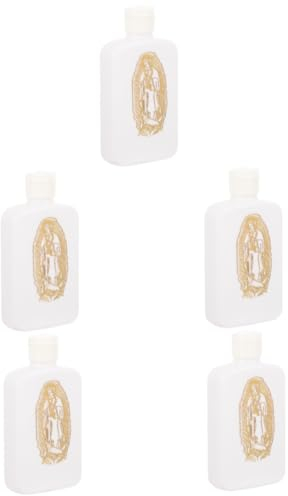Warmhm 5St Weihwasserflasche Katholischer Weihwasserspender Weihwasserkrug Weihwasserbehälter Leere Segenswasserflaschen Sport Container Milchflasche schmücken reisen Plastik