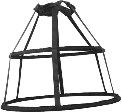 KOMBIUDA Kindertaschen Petticoat peticotkleid Peticoat Schlupfkasack Reifrock für Damen kurzer Reifrock Vogelkäfig Unterrock Reifenrock einstellbar Koffer Gräten unterer Rock Braut Metall