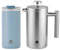 Groenenberg Thermobecher sky 473ml + French Press Thermo 600ml | Kaffeebecher to go + Kaffeepresse aus Edelstahl