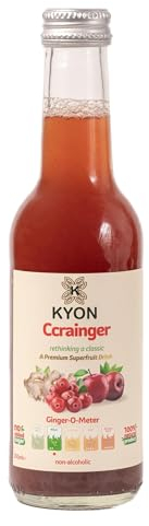 Ccrainger (pronounced Crainjer) - Ginger + Cranberry + Apple + Lemon 250ml Grab 'n’ Go Glass Bottle in Pack of 24