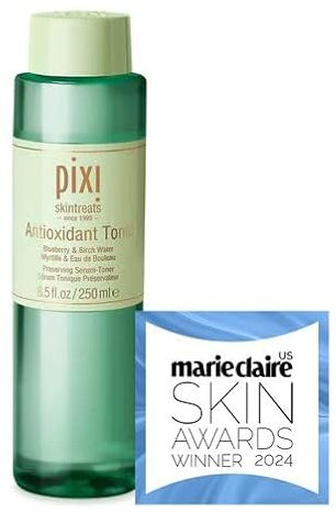 Pixi - Suero Tónico Hidratante Facial Antioxidante 3 En 1, 250 Ml (8,5 Onzas Líquidas)