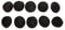 Kadagg 10 Piezas de Almohadillas de Espuma Suave para los oídos, Almohadillas para Auriculares, Esponja cómoda de Llevar, Funda de Repuesto para Auriculares de Silicona y algodón Negra