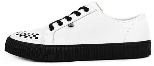T.U.K. Ribbed Sole Creeper Sneaker - Mens and Womens Fashion Trainers - Skate, Punk, Rock and Goth Shoes in Leather, Suede and Canvas