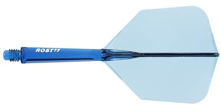 CUESOUL ROST 77 Integrierter Dartschaft und Flight, Big Wing Shape, 3er-Set (klare Farbserie)