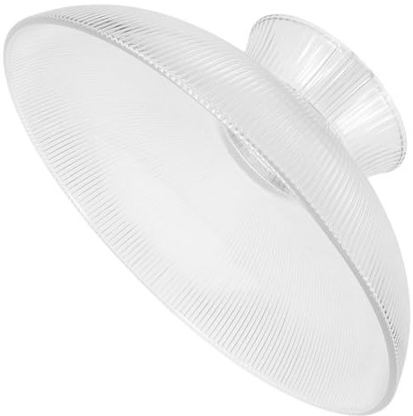 Ciieeo Corbeille à Fruits Verre Transparent à Pied Bol à Fruits Moderne Avec Texture Verticale Plateau Élégant Pour Présentation Et Décoration De Table