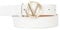 Valentino Damen Hampton Gürtel, Weiß/Gold, Small