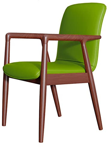 Mid-Century Kunstleder-Sessel für Esszimmer und Küche, Grün
