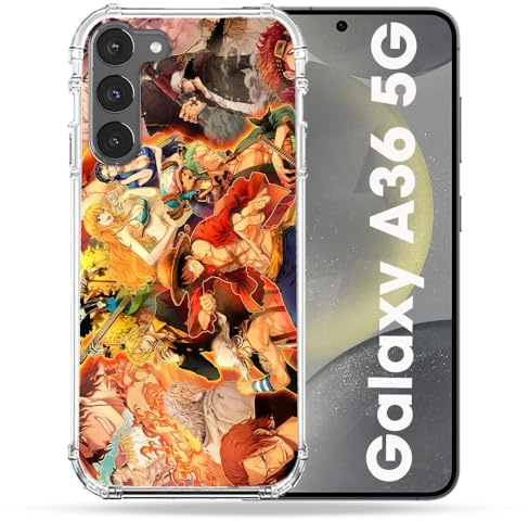 Cokitec Verstärkte Schutzhülle für Samsung Galaxy A36 5G Manga One Piece Nakama