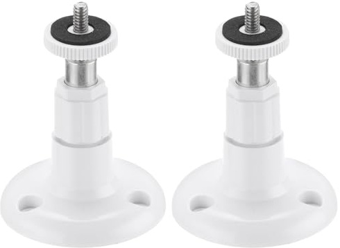 2 Pack Camera Wall Mount Bracket, 360° Adjustable Holder, White | Outdoor Cameras Holder,Surveillance Camera Mount Wall Mount,for Outdoor Indoor Surveillance Camera
