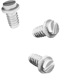 Hicycle2 3.9mm Flat Screws Replacement For Cartier Love Bracelet Stainless Steel Top Qlty (Silver)