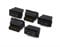 sourcing map 5uds 5 Patillas Sola Botón Pulsador Elevalunas Interruptor Universal para Coche 12V