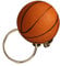 TOYMYTOY Basketball Keychain Schlüsselanhänger Basketball Fans Souvenir Geschenk Auto Tasche Anhänger 4 cm (Orange Raue Oberfläche)