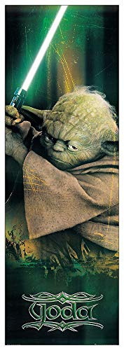 Artopweb TW18738 Star Wars, Yoda Dekorative Paneele, Multifarbiert, 53x158 Cm