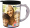 PixMug avec couvercle anti-fuite, 425 ml, pour personnaliser vos photos, créer et imprimer des inserts