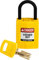 Candado Compacto Safekey, 33mm x 67mm x 19mm, Amarillo
