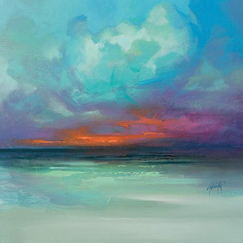 Scott Naismith WDC101320 40 x 40 cm The Quiet Hebrides Canvas Print, Multi-Colour, 40 x 40 x 3.8 cm