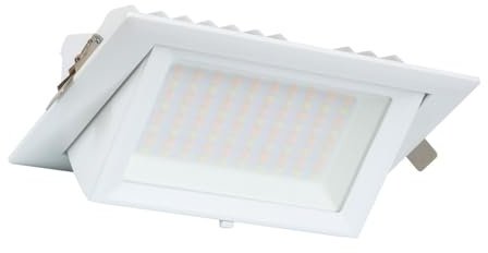 LEDKIA LED Downlight Einbaustrahler Schwenkbar Rechteckig 38W 130lm/W 400