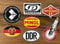 24/7stickers #693 / DDR Aufkleber Set 2 Breite je 6,5cm VEB IFA DDR Oldtimer MINOL Retro Vintage Osten für Trabant Barkas Wartburg Simson usw.