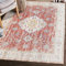 ReaLife Teppich - Maschinenwaschbar - aus Premium-Recyclingfasern hergestellt - Persian Distressed Orange, 150 x 210 cm