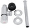 Langlebiges Urinal-Spülventil aus Zinklegierung, Schrankspülventil, Metall-Bidet-T-Adapter mit Absperrventil, Hy-Brid-Faser-Polymer-verstärktes Design, Handpress-Spülwerkzeug