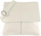 modamoda de T63LEDER Damen Leder Umhängetasche Schultertasche handmade in Italy, Farbe:Weiß