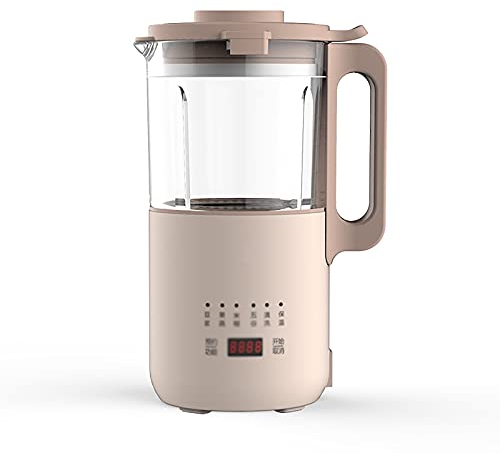 ChengBeautiful Soy Milk Maker Mini All-in-One Soymilk Maker Filter-free Grinding Wall Breaker Portable Rice Cereal Machine (Color : Photo color, Size : 18.5x15.8x3.8cm)