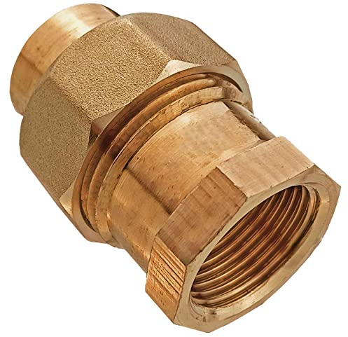Lötfitting Rotguss | Verschraubung flachdichtend mit Innengewinde | Lötende (i) 15-28 mm auf IG 1/2-1 Zoll >>> 15mm x 1/2 Zoll